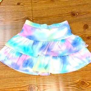 🌻3/$18 Justice TieDye skort kid size 10
